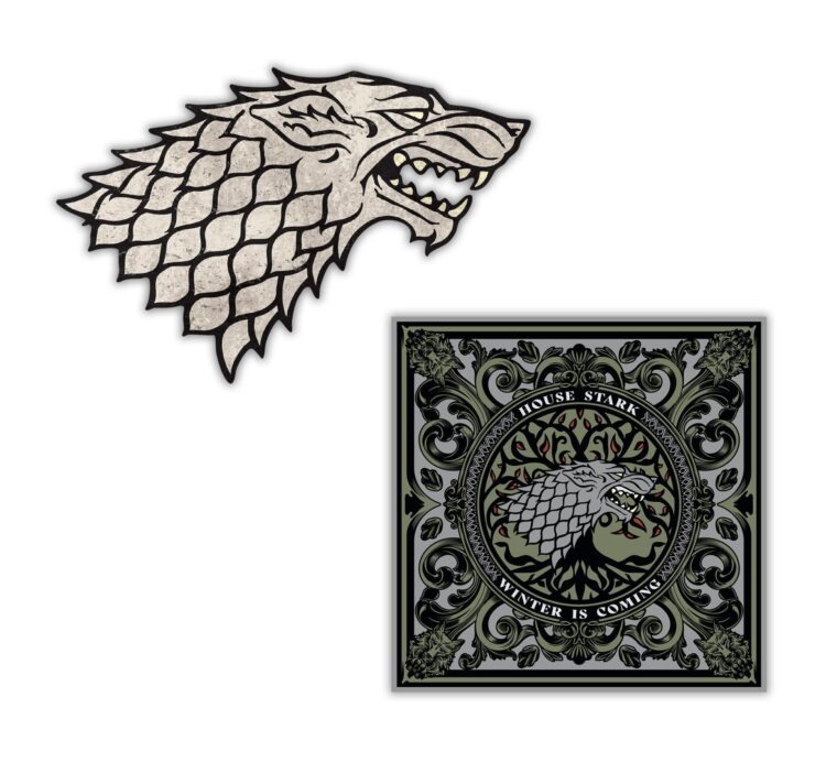 House Stark Decals – 2 Pack