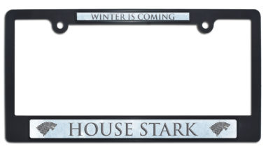 House Stark Plastic License Plate Frame