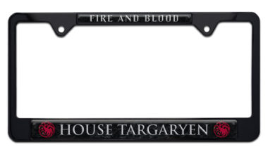 House Targaryen License Plate Frame