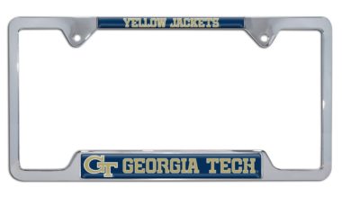 Georgia Tech Yellow Jackets Chrome License Plate Frame image