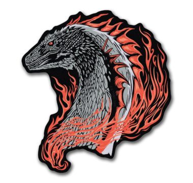 House of the Dragon Flame Dragon Dynamic Decal