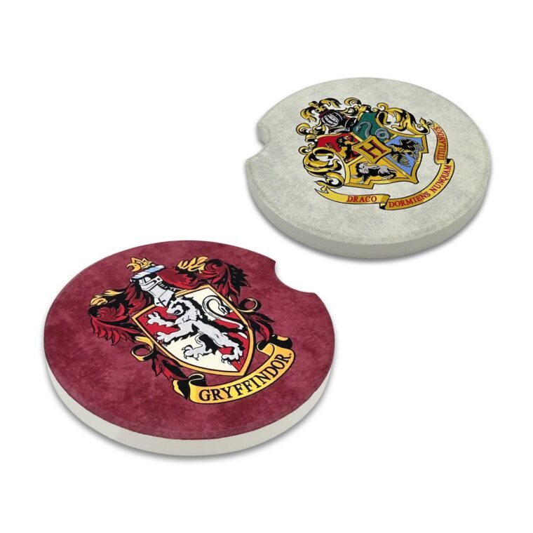 Gryffindor & Hogwarts 2-Pack Ceramic Coasters image