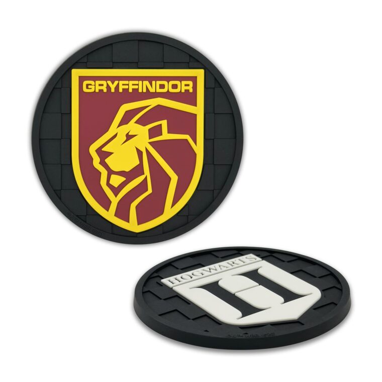 Harry Potter Gryffindor & Hogwarts Silicone Car Coasters 2-Pack