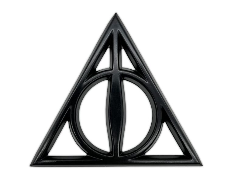 Deathly Hallows Black Metal Emblem image