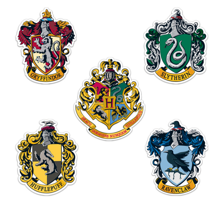 Harry Potter Houses Decal 5-Pack