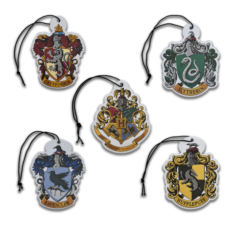 Hogwarts Houses Air Freshener 5-Pack