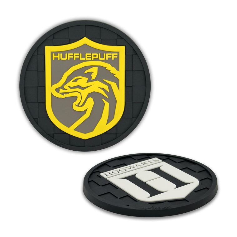 Harry Potter Hufflepuff & Hogwarts Silicone Car Coasters 2-Pack