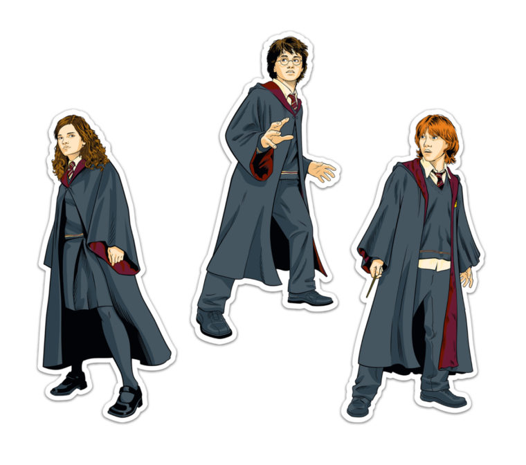 Harry Potter Wizards Decal 3-Pack
