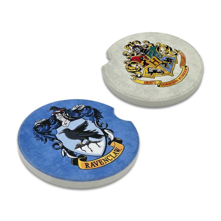 Harry Potter Ravenclaw & Hogwarts 2-Pack Ceramic Coasters