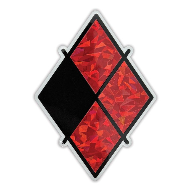 Harley Quinn Logo Reflective Decal