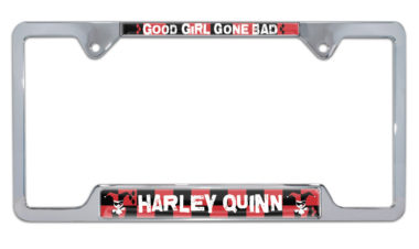 Harley Quinn Open License Plate Frame image
