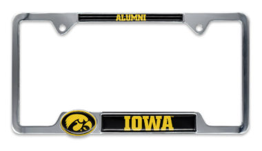 Iowa Alumni License Plate Frame