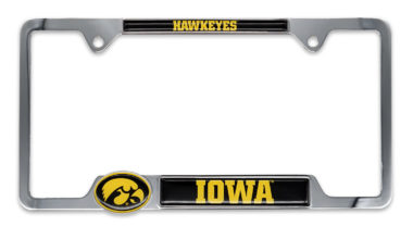 Iowa Hawkeyes License Plate Frame