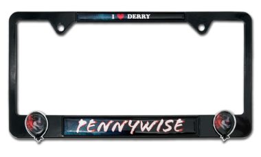 3D Pennywise "I Love Derry" License Plate Frame