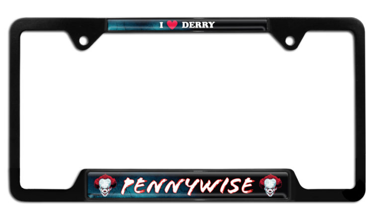 Pennywise Derry Open License Plate Frame
