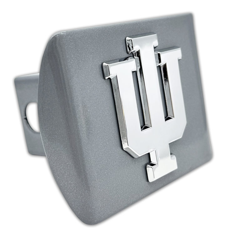 Indiana University Matte Chrome Hitch Cover image