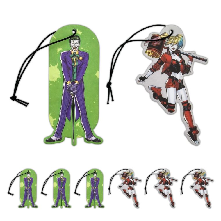 Joker & Harley Quinn Air Freshener 6-Pack