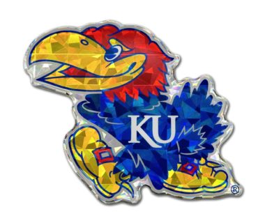 University of Kansas Color 3D Reflective Decal image