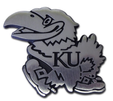 University of Kansas Matte Chrome Emblem image