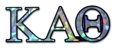 Kappa Alpha Theta Reflective Decal image