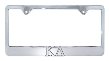 Kappa Delta Chrome License Plate Frame image