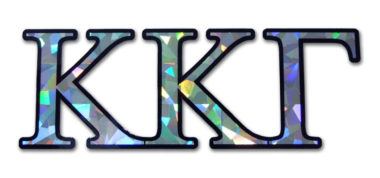 Kappa Kappa Gamma Reflective Decal image
