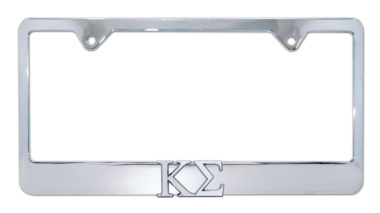 Kappa Sigma Chrome License Plate Frame image