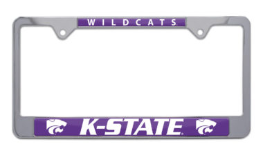 Kansas State Wildcats License Plate Frame