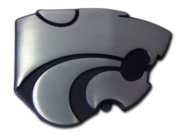 Kansas State Matte Chrome Emblem