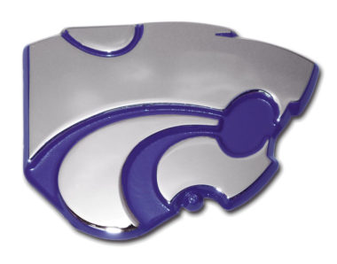 Kansas State Purple Chrome Emblem image