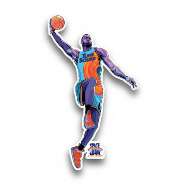 Lebron James Dunking Decal