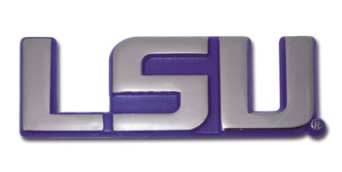 LSU Purple Chrome Emblem image