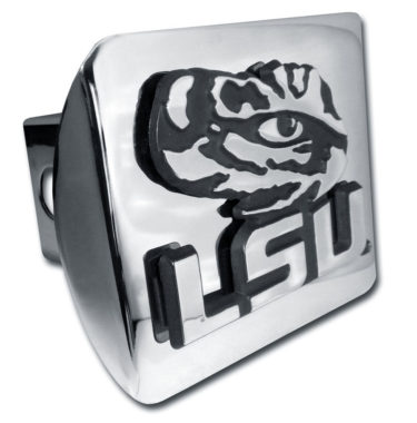 LSU Tiger Eye Chrome Hitch Cover