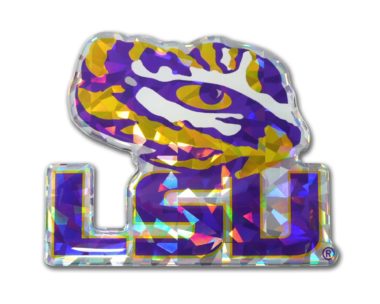 LSU Tiger Eye Color 3D Color Domed Decal