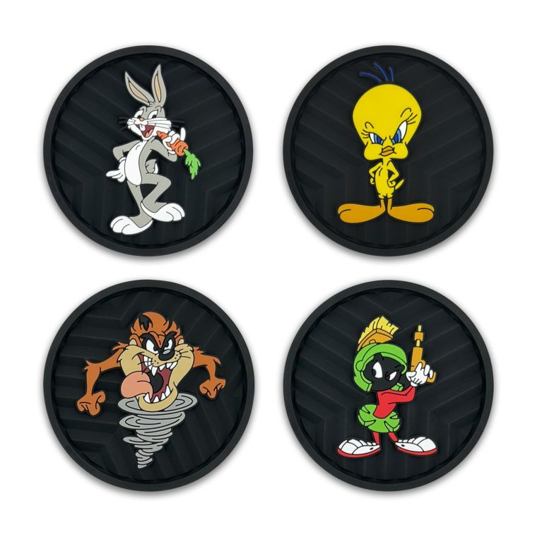 Looney Tunes Silicone Car Coasters 4-Pack image
