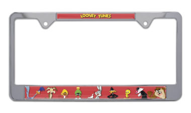 Daffy Duck Chrome License Plate Frame