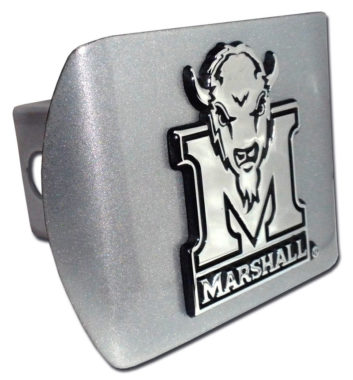 Marshall University Buffalo Brushed Hitch Cover