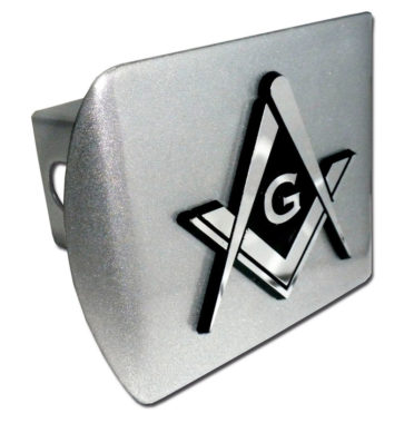 Masonic Brushed Hitch Cover image
