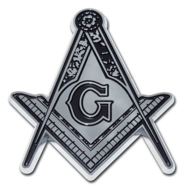 Masonic Detailed Chrome Emblem image