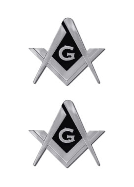 Masonic Chrome Emblem Minis