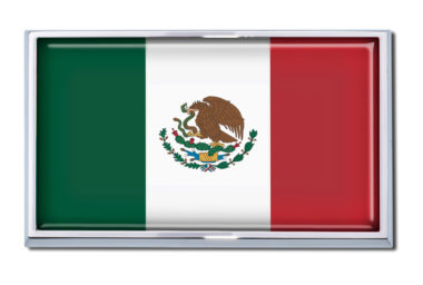 Mexico Flag Auto Emblem image