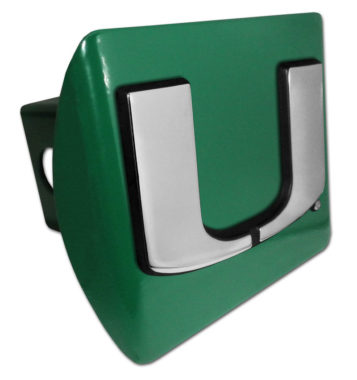 University of Miami Green Hitch Cover