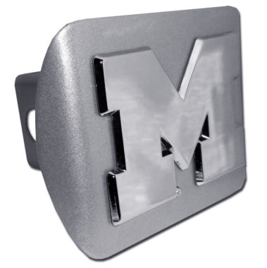 University of Michigan Brushed Hitch Cover