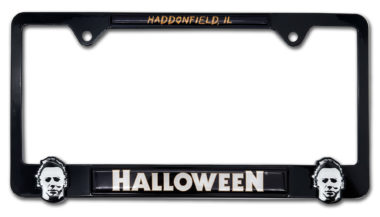 3D Halloween Haddonfield License Plate Frame image