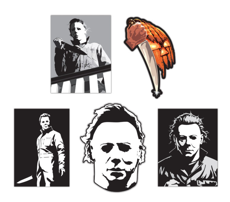 Michael Myers Decal 5-Pack