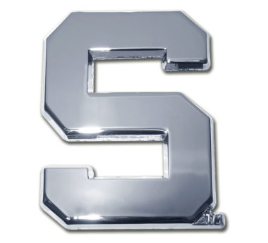 Michigan State S Chrome Emblem image
