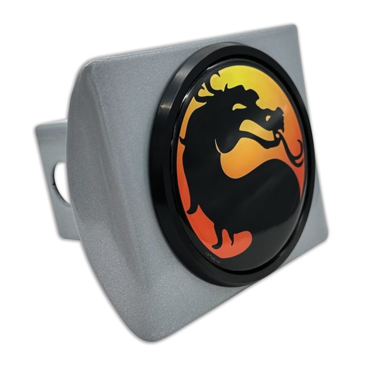 Mortal Kombat Matte Chrome Hitch Cover