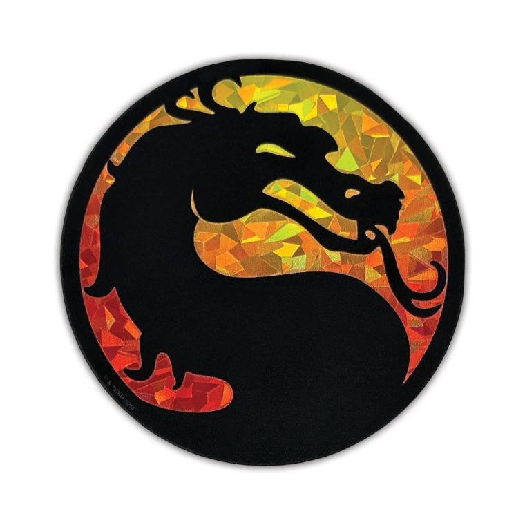 Mortal Kombat Logo Reflective Decal
