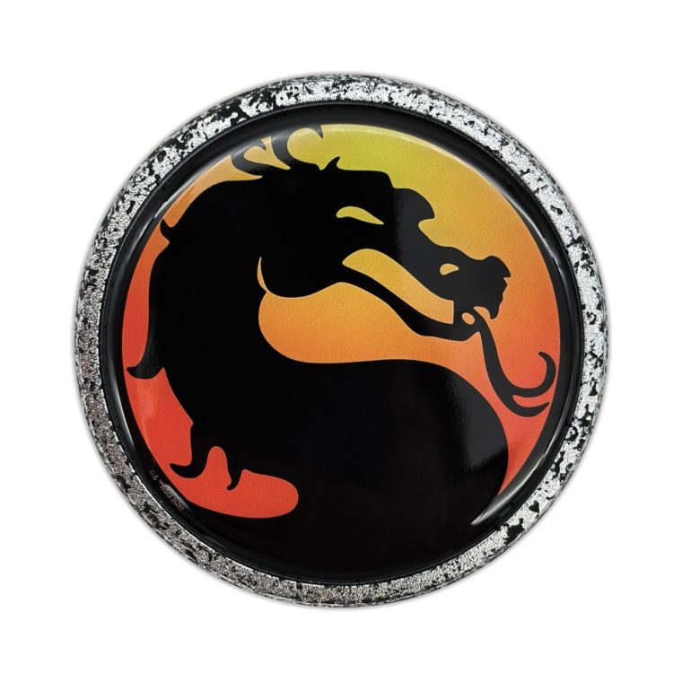 Mortal Kombat Dragon Distressed Emblem