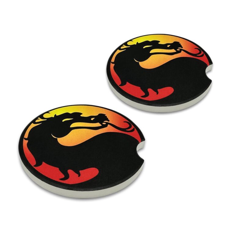 Mortal Kombat 2-Pack Ceramic Car Coasters